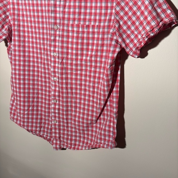 Banana Republic Soft Wash Stand Fit Short Sleeve Button Down - Picture 3 of 6